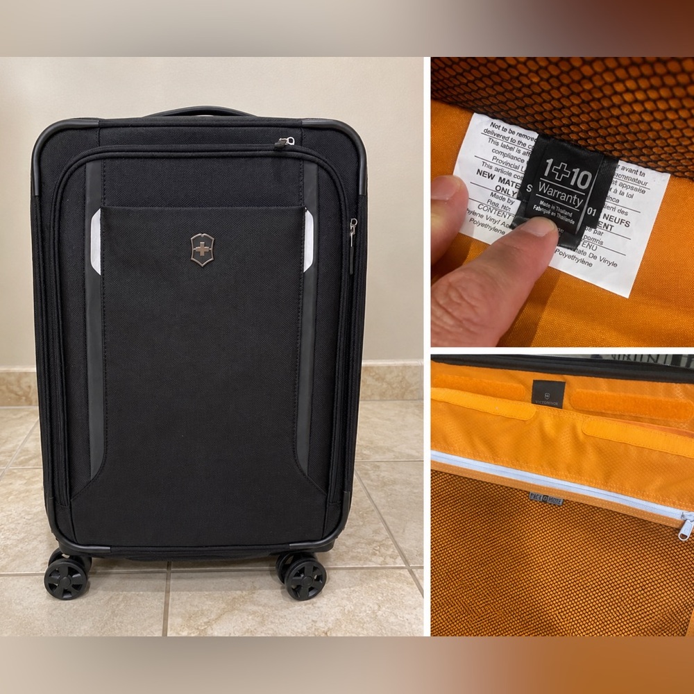 Like New Victorinox Werks Traveler Suitcase Frequent Flyer Softside Carry-On.